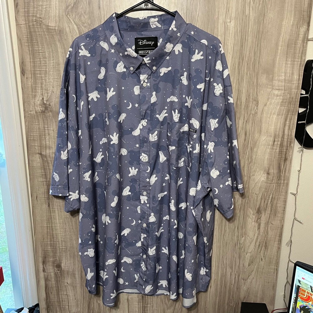 RSVLTS x Disney 100 Limited Edition Men's Purple "Hiya Pal" Shirt Size 4XL